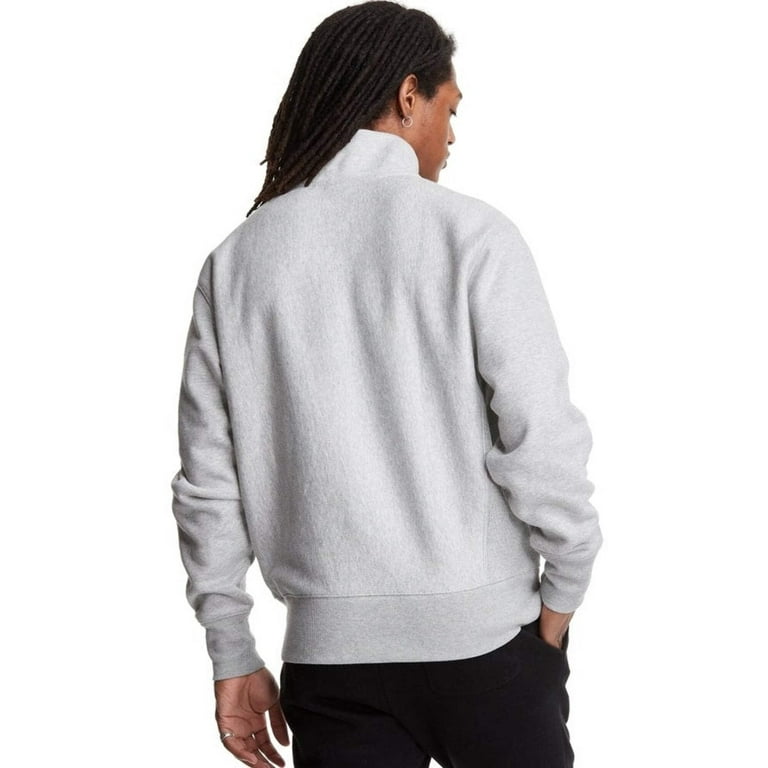 Champion Men's Reverse Weave Quarter Zip Embroidered C Logo Champion Men's Reverse Weave Quarter Zip Embroidered C Logo