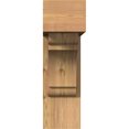 thumbnail image 2 of Ekena Millwork 7 1/2"W x 24"D x 24"H Olympic Block Smooth Bracket w/ Offset Brace, Western Red Cedar, 2 of 25