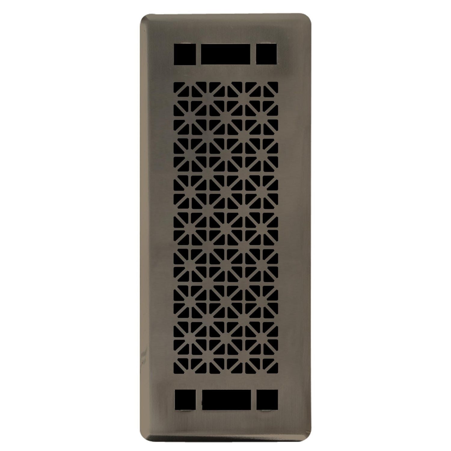 Grille de Ventilation en nickel antique Sunburst 3po x 10po de Floor Choice