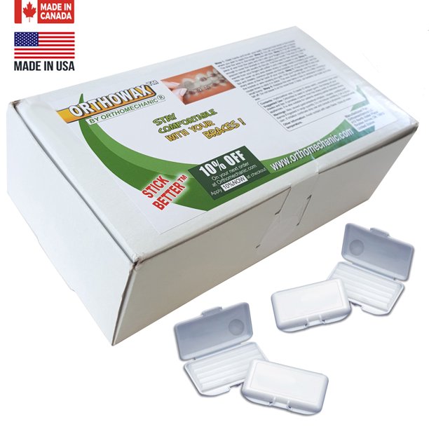 Genuine Orthomechanic Orthodontic Wax For Braces Stick Better Than