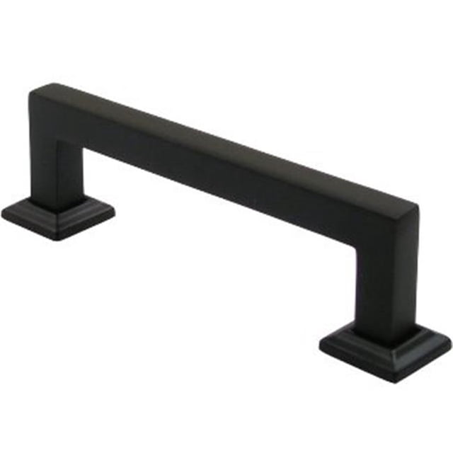 Oil Rubbed Bronze 4 In. On Center Square Pull