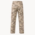 thumbnail image 3 of Men's Cargo Pants with Pockets Drawstring Long Trousers Relaxed Fit Stretch Work Pants, 3 of 5