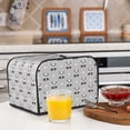 thumbnail image 6 of Haiem Panda Bear Print Toaster Covers 4 Slice Wide Slot,Bread Dust Cover & Fingerprint Protection,Bread Machine Cover,Appliance Covers, 6 of 7