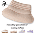 thumbnail image 6 of Kids Size Reducing Heel Inserts, Soft Invisible Anti-Slip Trimmable Pads for Sports Shoes,8pcs，2.95" × 1.77" × 0.24", 6 of 7