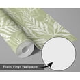 thumbnail image 6 of S4Sassy Self-Stick Decorative Wallpaper, Leaves Wall Paper, Vinyl Waterproof Contact Paper, Green, 25"X 360" Removable Renter Friendly Walls Covering For Bedroom, Dining Room, 6 of 9
