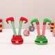 thumbnail image 3 of piezas de piernas de elfo navideñas para decoración de fiestas, adornos de exterior, piernas de elfo de peluche, 3 of 8