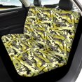 thumbnail image 4 of Uourmeti Camouflage with Dinosaur Skeleton Print Car Seat Covers Stretchy Car Seat Covers Full Set, Breathable Compatible with Sedans Truck, 4 of 10
