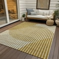 thumbnail image 6 of Addison Rugs Chantille Indoor/Outdoor Transitional Geometric, Abstract Gold Washable Rectangle Rug, 8' x 10', 6 of 6