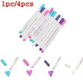 thumbnail image 6 of 1pc/4pcs Home Erasable Fabric Crafts Needlework Tool Water-soluble Marker Pen Cross Stitch BLUE 4PCS, 6 of 8