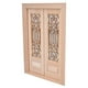 thumbnail image 3 of Modelo de puerta doble, muebles de casa de muñecas a escala 1:12, mini puerta de casa de muñecas de doble puerta, multifuncional, 3 of 8