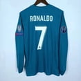 thumbnail image 1 of 2017/2018 Real Madrid Jersey-Jersey Retro Final Kyiv manga corta y larga para Ronaldo Gao Jiahui unisex, 1 of 2