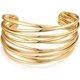 thumbnail image 1 of Pulsera de oro para mujer - Pulsera con diseño de red en forma de línea dorada - Pulseras de oro gruesas - Pulsera bonita, 1 of 4