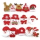 thumbnail image 2 of 10PCS Merry Christmas Ornament plush snowman accessory Craft New Year DIY Santa Claus Pendants Home Furnishing Tree Decoration, 2 of 5