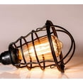 thumbnail image 6 of Licperron Set of 2 Plug in Wall Light with 5.9ft Plug in Cord Wire Wall Sconces Lamp  Cage Vintage Lighting Rustic Wall Light Fixture for Bedroom Bathroom, 6 of 7