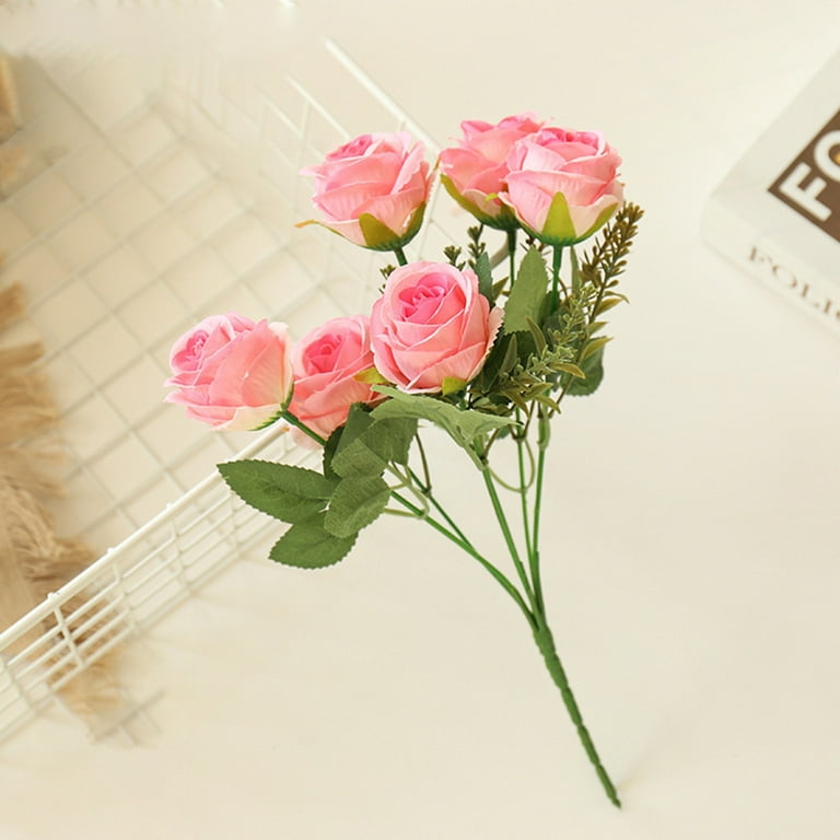 100piece/lot 5*5cm Artificial Flowers Simulation Rose Petals Decorations  Wedding Marriage Room Rose Flower Color: color 43