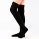 thumbnail image 2 of Medias de punto para mujer y niña, calcetines por encima de la rodilla, calcetines de invierno, calentadores de piernas, 2 of 2