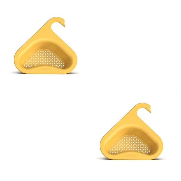 Cesta de drenaje Inteprter para fregadero de cocina colador Triangular Adorable para limpieza de verduras