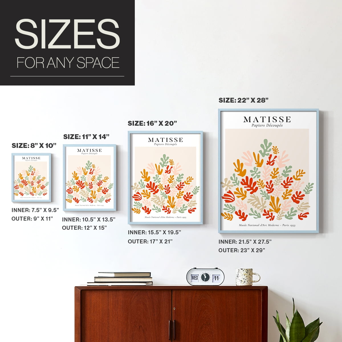 Matisse LXXXVI Framed Print - Solid Wood