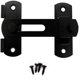 thumbnail image 2 of 2 uds cerradura de puerta cerrojo de puerta cerradura de ventana cerradura de cobertizo pestillo de puerta corredera pestillo deslizante (negro), 2 of 5