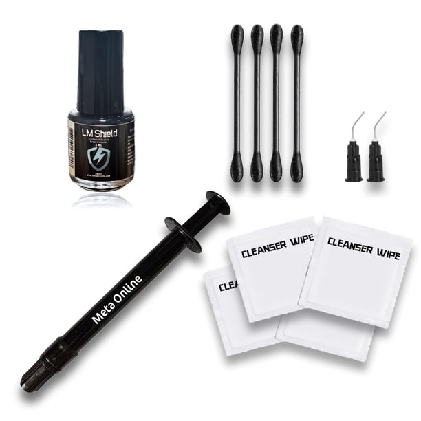 Paquete de pasta térmica y protector de metal líquido, 5 g + 5 ml