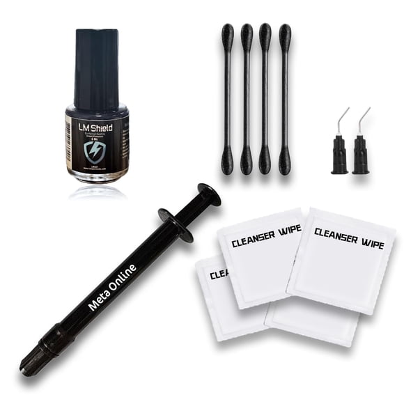 Paquete de pasta térmica y protector de metal líquido, 5 g + 5 ml