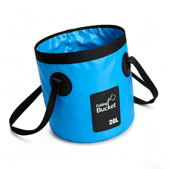 Collapsible Bucket 5 Gallon Container Folding Water Bucket Portable Wash Basin 20L