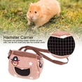 thumbnail image 3 of Portador de Hámster, Bolsa de Portador de Mascotas, Portátil de Tres Tamados Bolso Saliente Bolso de Chinchilla Ardilla para mascotas Pequeñas, 3 of 7