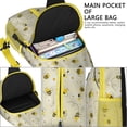 thumbnail image 3 of Cute Bee Print Sling Backpack, Lightweight Crossbody Daypack with Honeycomb and Bumble Bee Cartoon Pattern, Honeybee Lover Gift Design, Anti-theft Travel Bag for Bee Lovers, Outdoor, Gym, Daily Use, 3 of 5