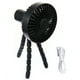 thumbnail image 3 of KAKOWELY Ventilador de trípode flexible, silencioso, recargable, para exteriores, portátil, 3 of 5