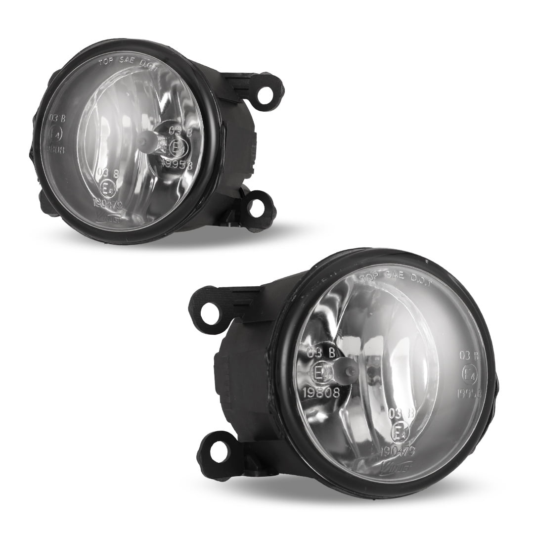 Fits For 08-14 Ford Focus PAIR Factory Bumper Replacement Fog Lights Clear Lens