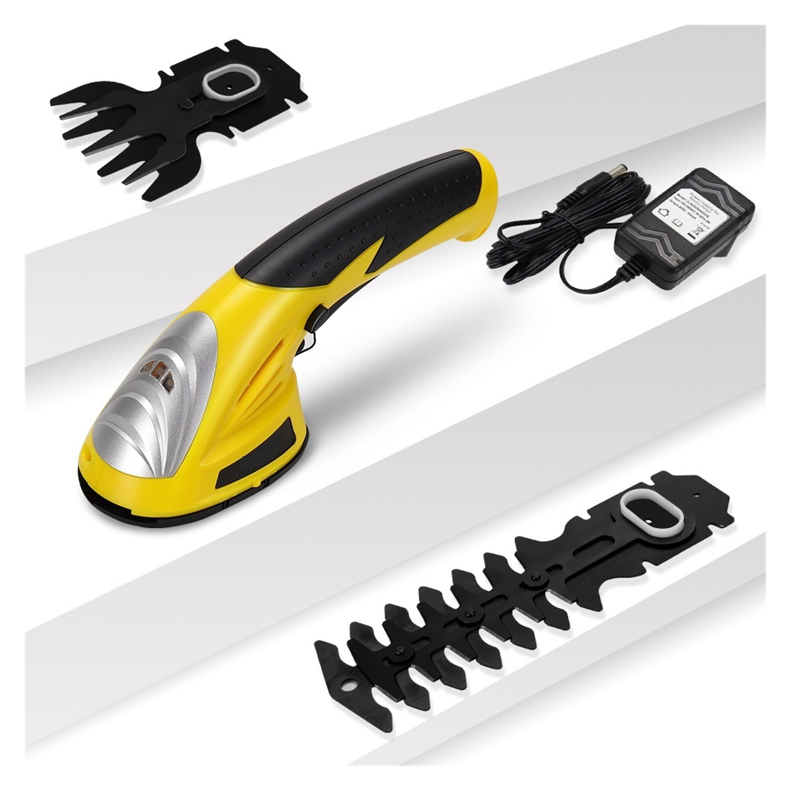 7.2V Hedge Trimmer Electric Trimmer 2 In 1 Cordless Grass Rechargeable Garden Trimmers Tool For Grass Shears Shrub ,2 IN 1 Trimmer & Edger