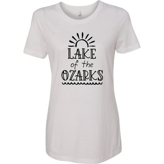 Inktastic Lake of the Ozarks Sun and Lake Women's T-Shirt