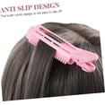 thumbnail image 2 of 10 rulos y pinzas para el cabello con flequillo, rizadores sin calor para dar volumen y peinar en casa (color rosa)., 2 of 5