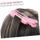 thumbnail image 2 of 10 rulos y pinzas para el cabello con flequillo, rizadores sin calor para dar volumen y peinar en casa (color rosa)., 2 of 5