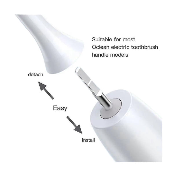 10PCS Replacement Brush Heads for Flow/X/ X PRO/F1/ One/ Air 2 Electric Toothbrush Soft Bristle Noz