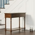 thumbnail image 3 of Console Table, Sofa Table with 2 Drawers, Luxurious and Exquisite Design for Entryway, 35.43 x 13.78 x 30.31 inches, 3 of 7