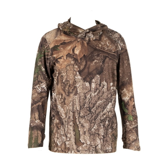 Realtree Youth Long Sleeve Performance Fishing Hoodie, XS