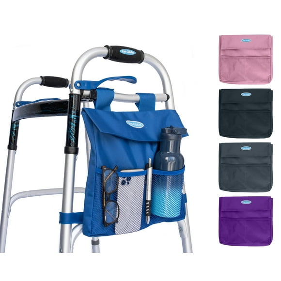 Universal 5-Pocket 11" X 11" Walker Side Pouch (Dark Blue)