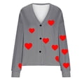 thumbnail image 4 of LOVZFMLL Cardigan pour Femmes Cardigan Décontracté à Boutons Veste Manteau de Mode Imprimée, 4 of 4