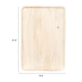 thumbnail image 2 of Creative Co-Op Elegant Mango Wood Tray, Whitewashed, 2 of 3