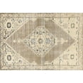 thumbnail image 1 of Ahgly Company Indoor Rectangle Contemporary Golden Blonde Gold Abstract Area Rugs, 8' x 12', 1 of 6