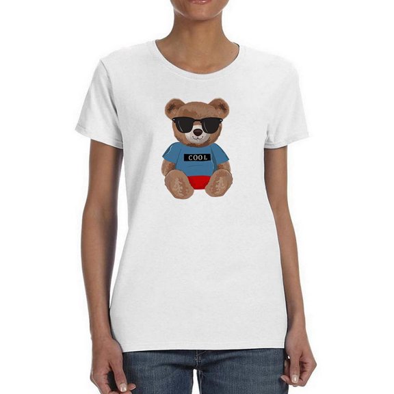 Fashion Bear Cool Boy T-Shirt Women -Image by Shutterstock, Female x-Large