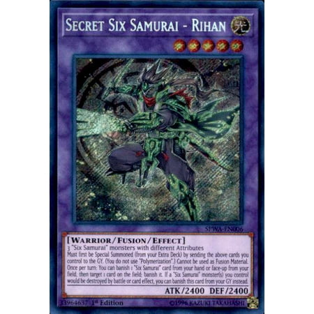 YuGiOh Spirit Warriors Secret Six Samurai - Rihan