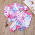 thumbnail image 2 of Zshosam Toddler Girls Clothes Baby Girl Fall Outfits Long Sleeve Sweatshirt Pants Sets Winter Sweatsuit Clothing for Girl(Light Purple,1-2 Years), 2 of 9