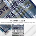 thumbnail image 3 of LHSHID Birthday Gifts for Women Men Birthday Decorations for Women Men Parents Husband Best Birthday Gifts Ideal for Mom Dad Husband Birthday Decorations Blanket 50"x60", 3 of 7