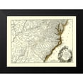 thumbnail image 2 of Michel 14x11 Black Modern Framed Museum Art Print Titled - Southern Part of English Possessions - Michel 1778, 2 of 5