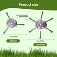 thumbnail image 2 of 4-PACK Universal Grass Trimmer Replacement Head - 6-Inch Heavy Duty Design, Compatible with Most Lawn Mowers, 3-Blade Set, 2 of 7