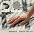 thumbnail image 6 of ODIKA Diamond Grid Checkered Contemporary Geometric Lattice Design Non-Slip Chair-Friendly for Home Office, Gaming Room, Under Desk, 6 of 7