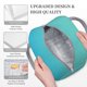 thumbnail image 3 of Balery Teal Turquoise Bolsa de Almuerzo para Mujeres, Caja de Almuerzo, Bolsa de Almuerzo Pequeña Impermeable, Tote de Almuerzo Reutilizable con Gran Capacidad, 3 of 6