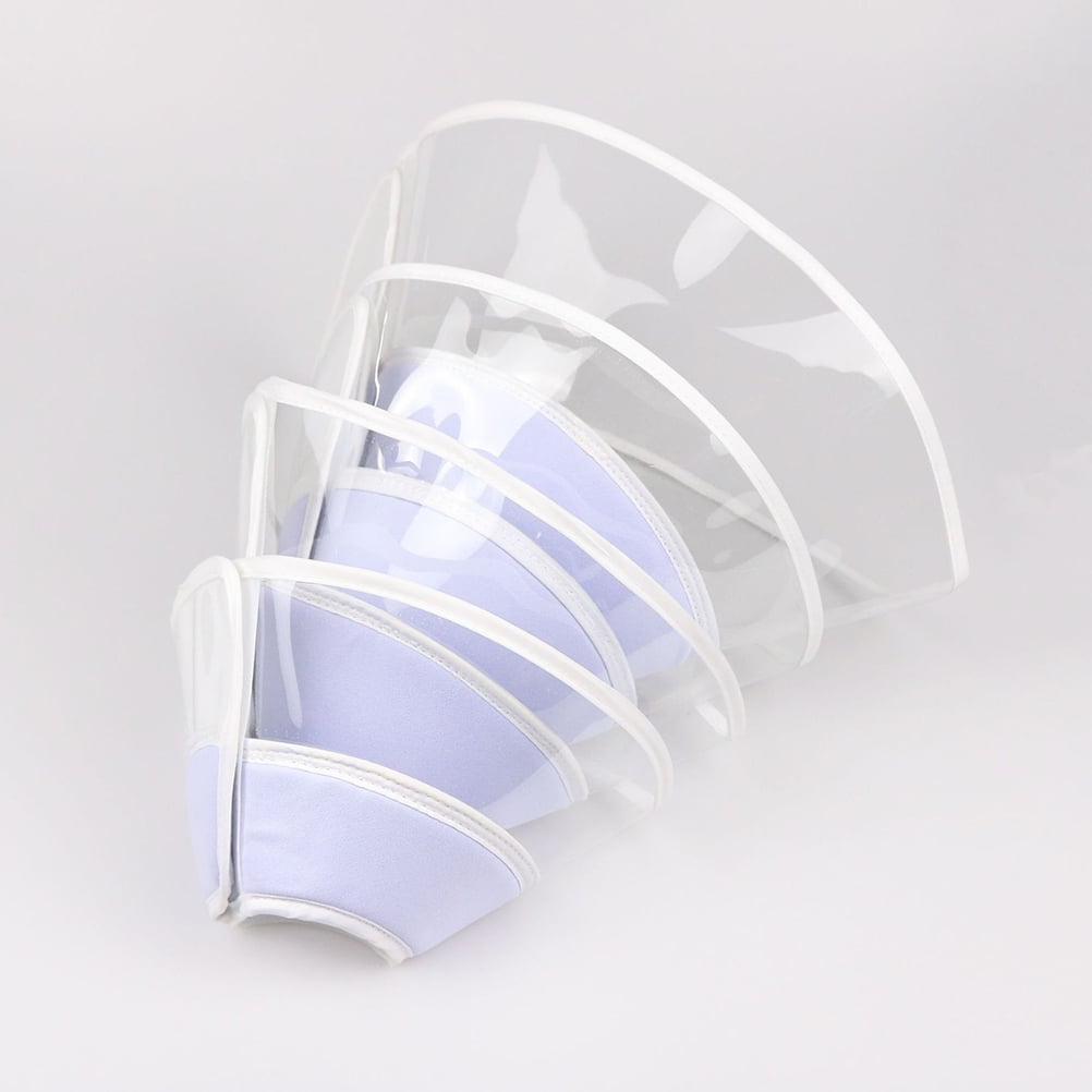 FENGGUIQU Sky Blue Elizabethan Pet Collar Anti Lick Lightweight Soft Washable Material